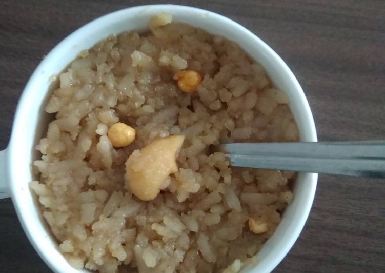 Recipe of Super Quick Homemade Flakes Kesari Aval