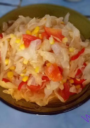 Foto resep -Vege-Tumis kol kuah merah