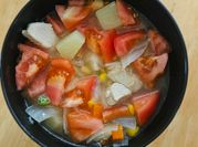 Gambar soup mix vegetable