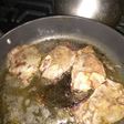 Bacon topped steak