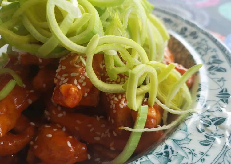 Easiest Way to Prepare Any-night-of-the-week Simple korean recipe - Spicy korean chicken