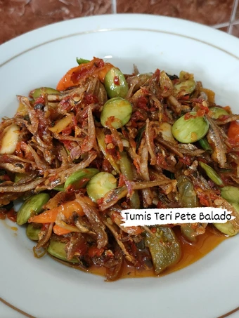 Cara Mudah Menyiapkan Resep Tumis Teri Pete Balado Ala Resto Kampung kecil yang Lezat Sekali Anti Ribet, Lezat Sekali