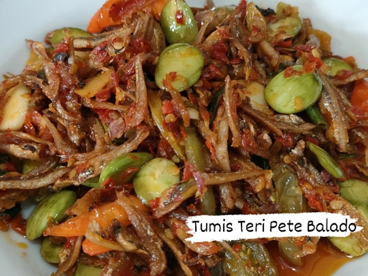Cara Mudah Menyiapkan Resep Tumis Teri Pete Balado Ala Resto Kampung kecil yang Lezat Sekali Anti Ribet, Lezat Sekali