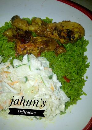 A picture of Green Rice.