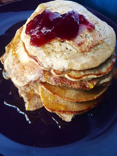 A picture of Fluffy Vanilla Pancakes.