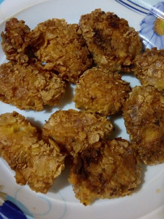 A picture of Crispy chicken bites.