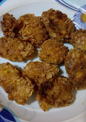 A picture of Crispy chicken bites.
