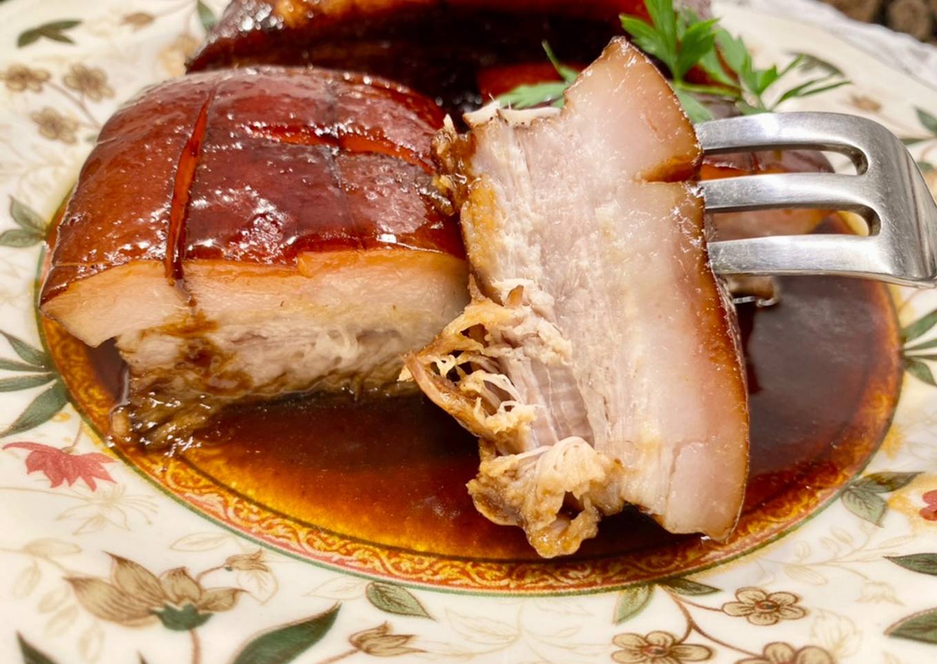 Panceta fresca con salsa china