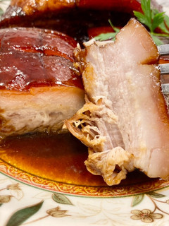 Una foto de Panceta fresca con salsa china