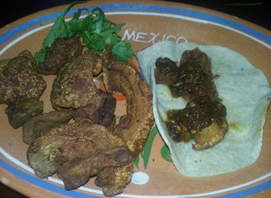 Una foto de Chicharrones de puerco