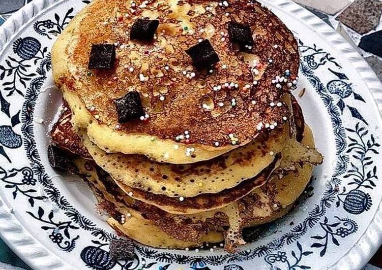 Le moyen le plus simple de Préparer Délicieux Pancakes heathly !!!