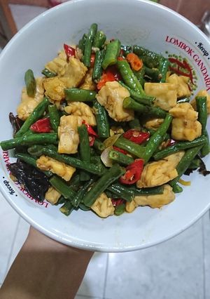 Foto resep Tumis Kacang Panjang Tempe