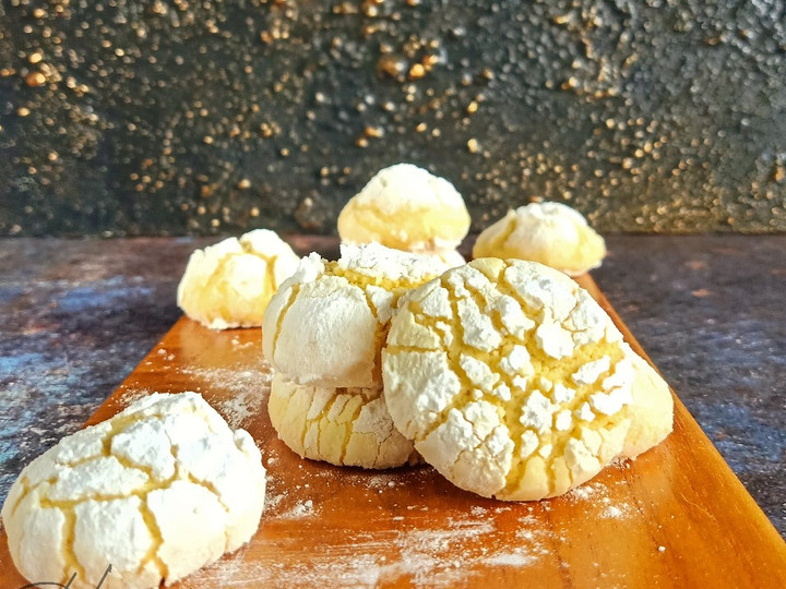 Resep Lemon Crinkle Cookies yang Enak