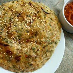 A picture of Sarvapindi.. popular Telangana Break fast.
