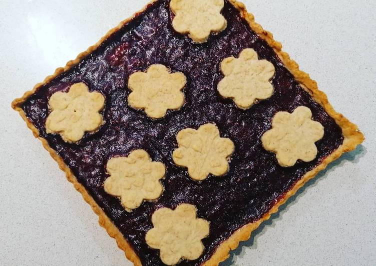 💕Crostata con marmellata di lamponi💕