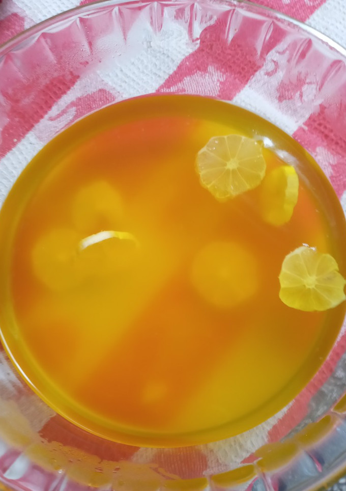 Una foto de Jalea de limón con limón y sin azúcar