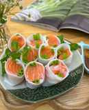 Phở Cuốn Cá Hồi Rau Muống