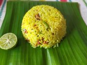 A picture of lemon rice