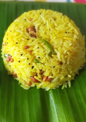 A picture of Lemon Rice.