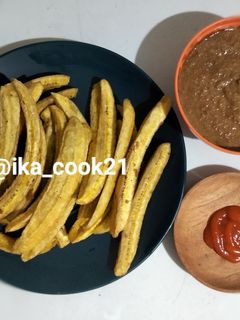 Foto resep Pisang Goreng Sambal Kacang