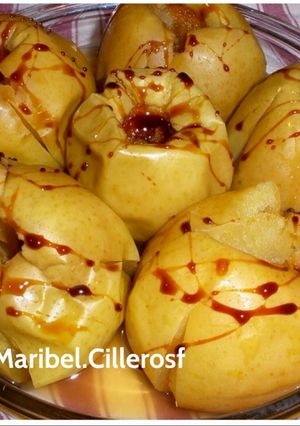 Foto principal de Manzanas asadas al microondas