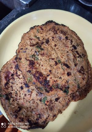 A picture of Mixed vegetables Oats Chila.