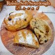 Raisin Soft Sourdough Bread / Roti Sourdough Kismis
