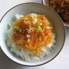 A picture of Asian Flavoured ‘Sauerkraut’.