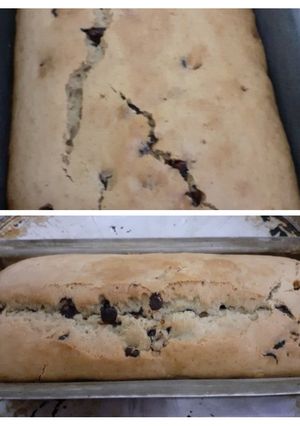 Una foto de Budín inglés Económico (con corazón de Dulce de leche y chispas)