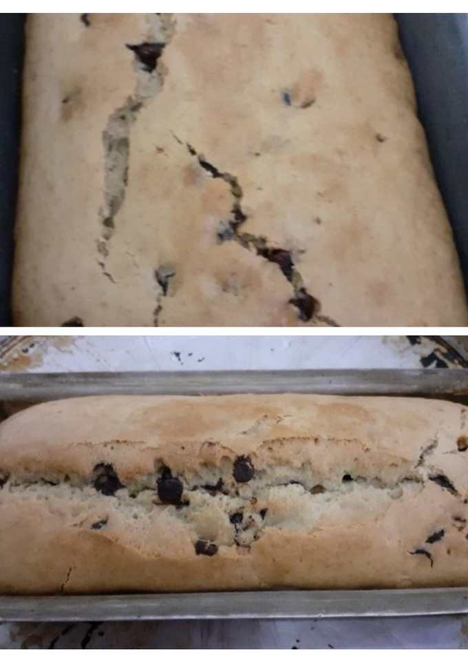 Una foto de Budín inglés Económico (con corazón de Dulce de leche y chispas)