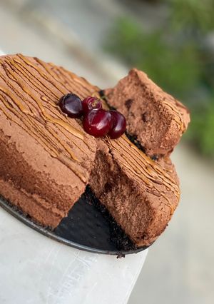 صورة لوصفة تشوكليت تشيز كيك 🍰😋
