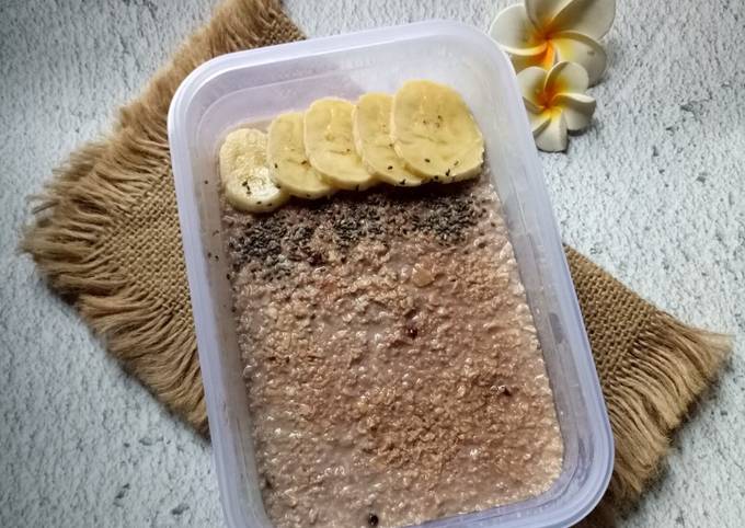 Resep Overnight Choco Oatmeal Oleh Djanara Homecook Cookpad