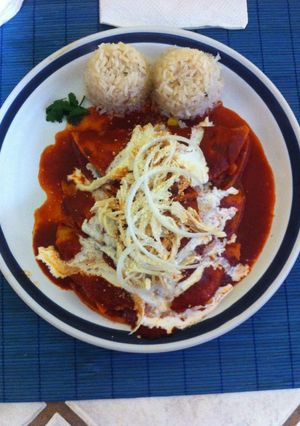Una foto de Variación de Enchiladas Mineras