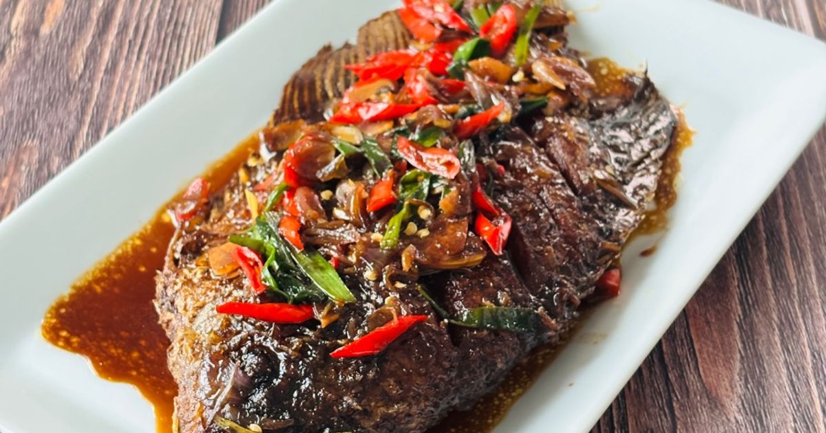 Gurame Goreng Saus Kecap Rica