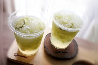 Cara Bikin Es Melon Serut Timun Rumahan