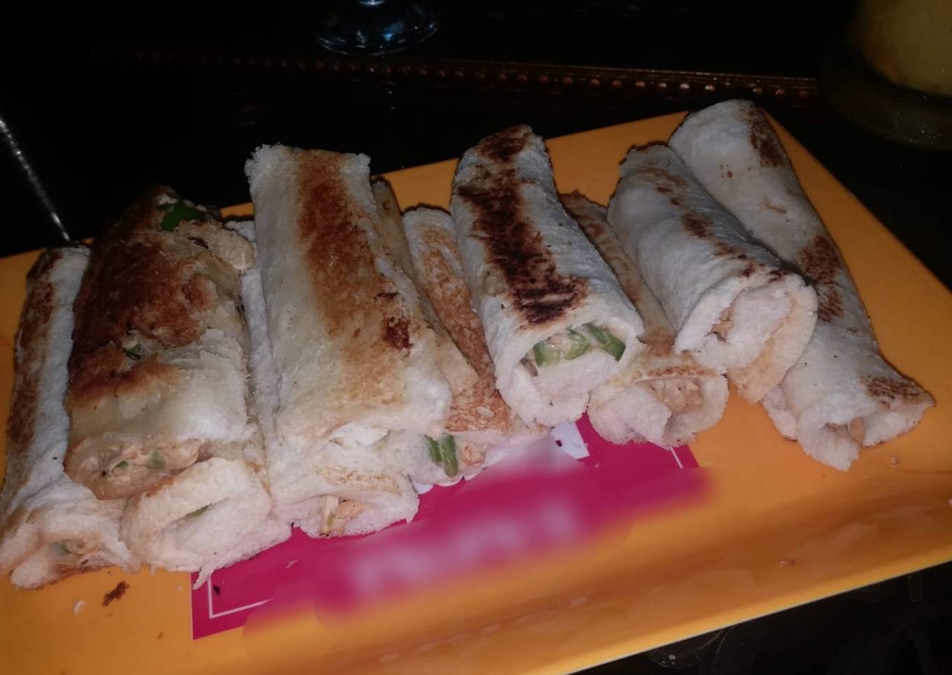 Saucy and creamy chicken rolls