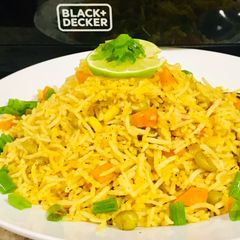A picture of Mexican rice in my style.