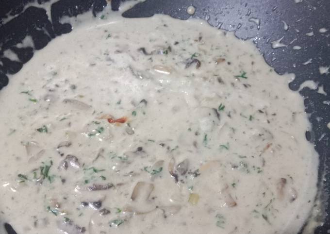 Resep Mushroom Sauce Oleh Rindah Febrindika Cookpad