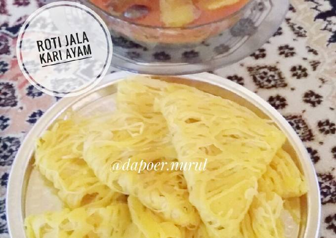 Roti Jala Kari Ayam