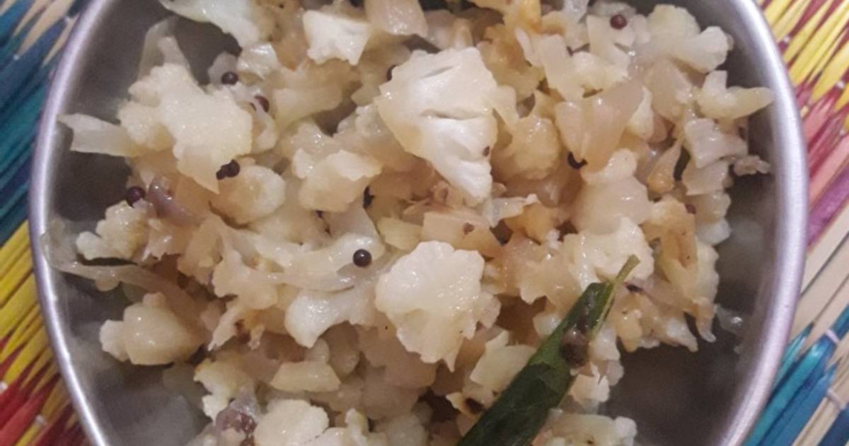 காலிபிளவர் பொரியல்(cauliflower poriyal recipe in tamil) இவருடைய ரெசிபி
