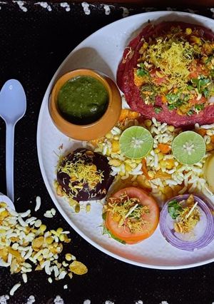A picture of Healthy bhel.