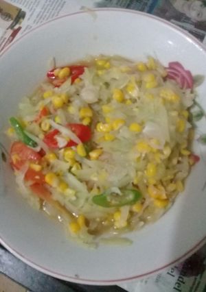 Foto resep Tumis labu siam dan jagung
