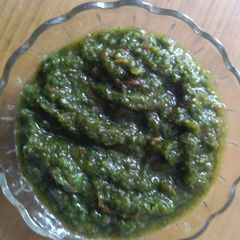 A picture of Coriander ki Chutney.