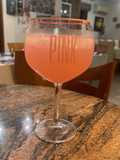 Gin and tonic pink grapefruit