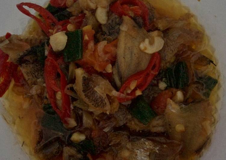 Bumbu Tumis Ikan Gabus Asin | Cara Membuat Tumis Ikan Gabus Asin Yang Enak Banget