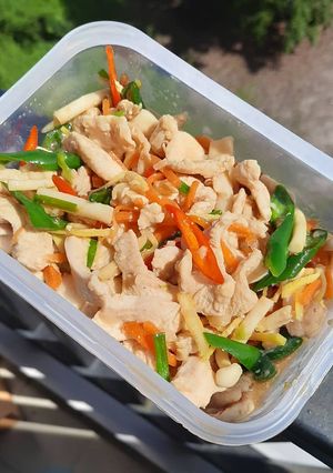 รูปของ ไก่ผัดขิง