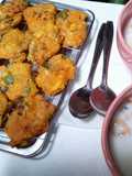 CRUNCHY BAKWAN TOFU with CRUNCHY OATS MEAL