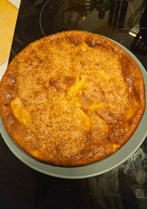 Une photo de Gâteau normand aux pommes