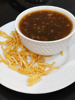 A picture of Veg. Manchaow Soup.