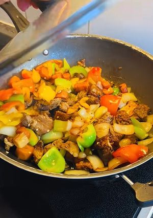 Foto de Salteado de Carne com Pimentos
